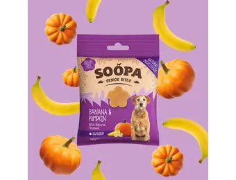Soopa Banana, Pumpkin & Flaxseed Healthy Bites for Senior Dogs