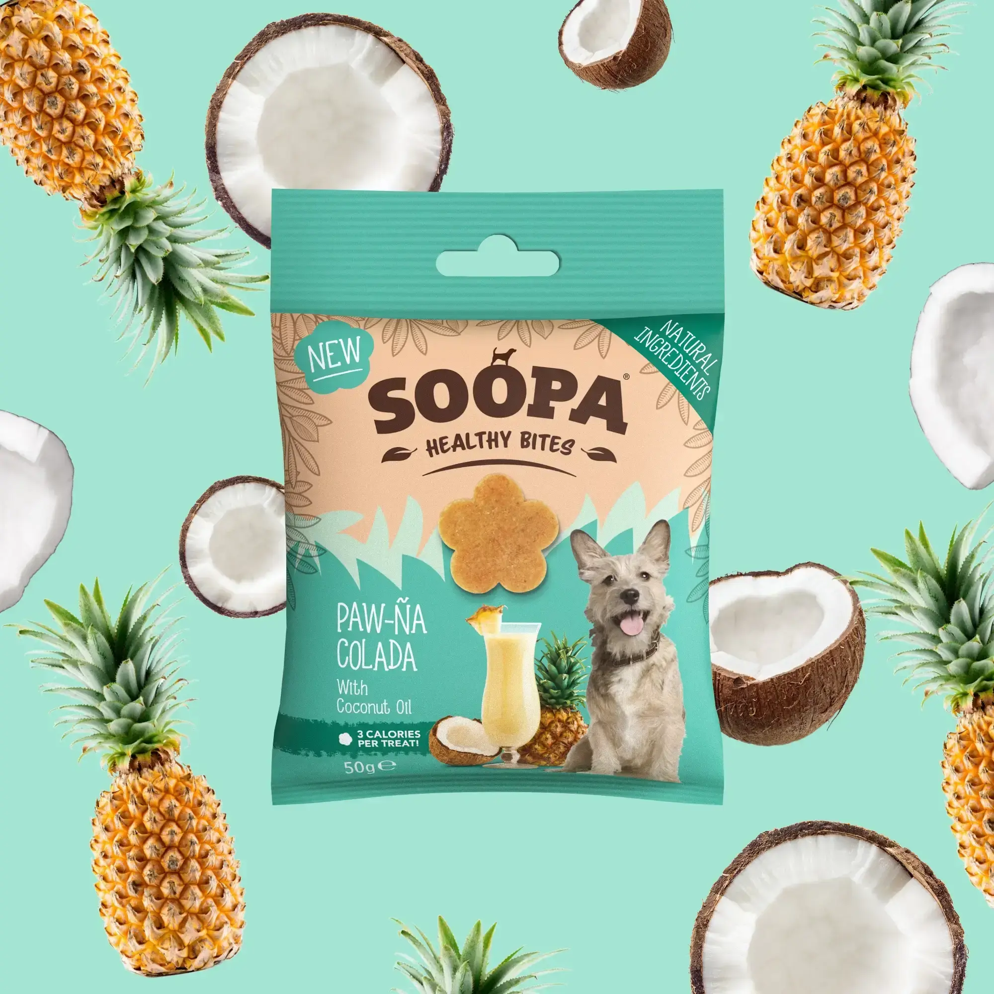 Soopa Paw-Na Colada Healthy Bites