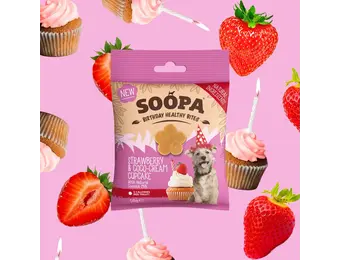 Soopa Strawberry & Coco-Cream Cupcake Healthy Bites
