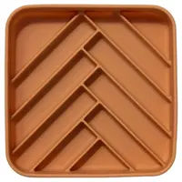 Dogged Chevron Slowfeeder Bowl