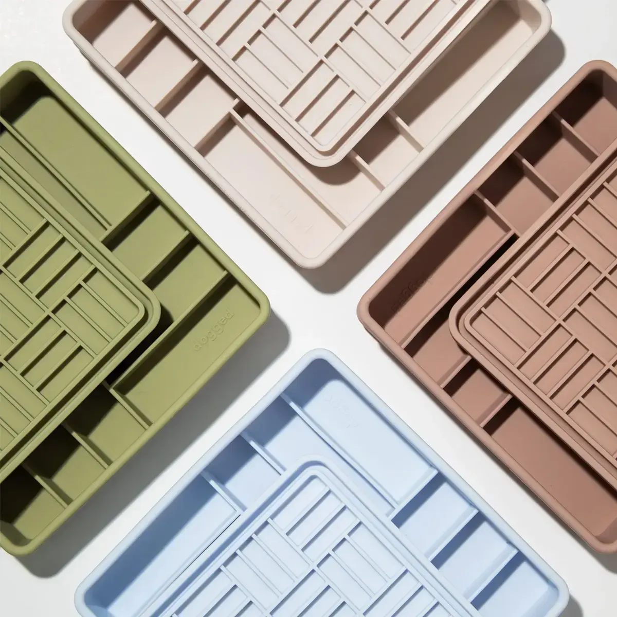 Dogged 3 in 1 Parquet Slowfeeder Bowl