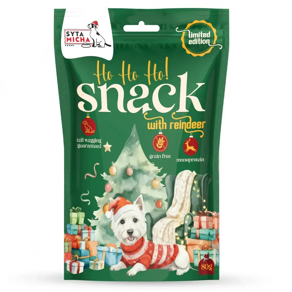 Syta Micha Ho Ho Snacks with Reindeer, Pumpkin and Apple