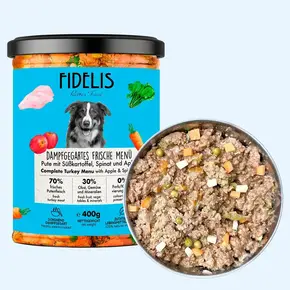 Fidelis Vers Gekookt Menu Kalkoen & Zoete Aardappel