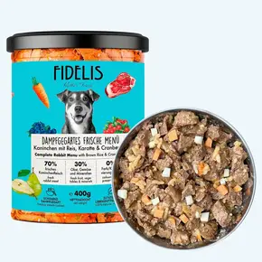 Fidelis Vers Gekookt Menu Konijn & Rijst