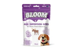 Bloom Mini Superfood Bites Elk, Chicken, Pollack, Blueberry
