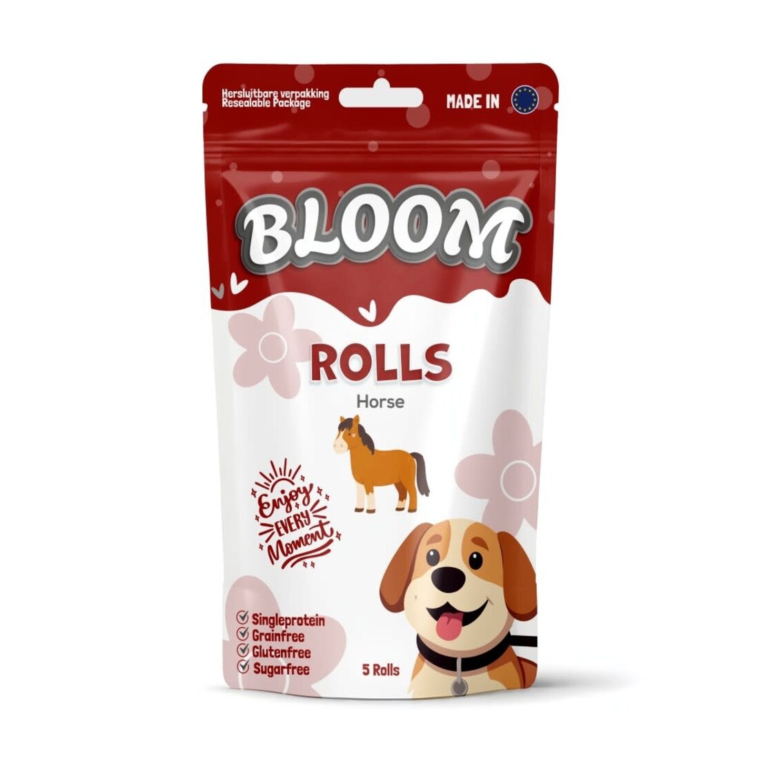 Bloom Rolls Horse