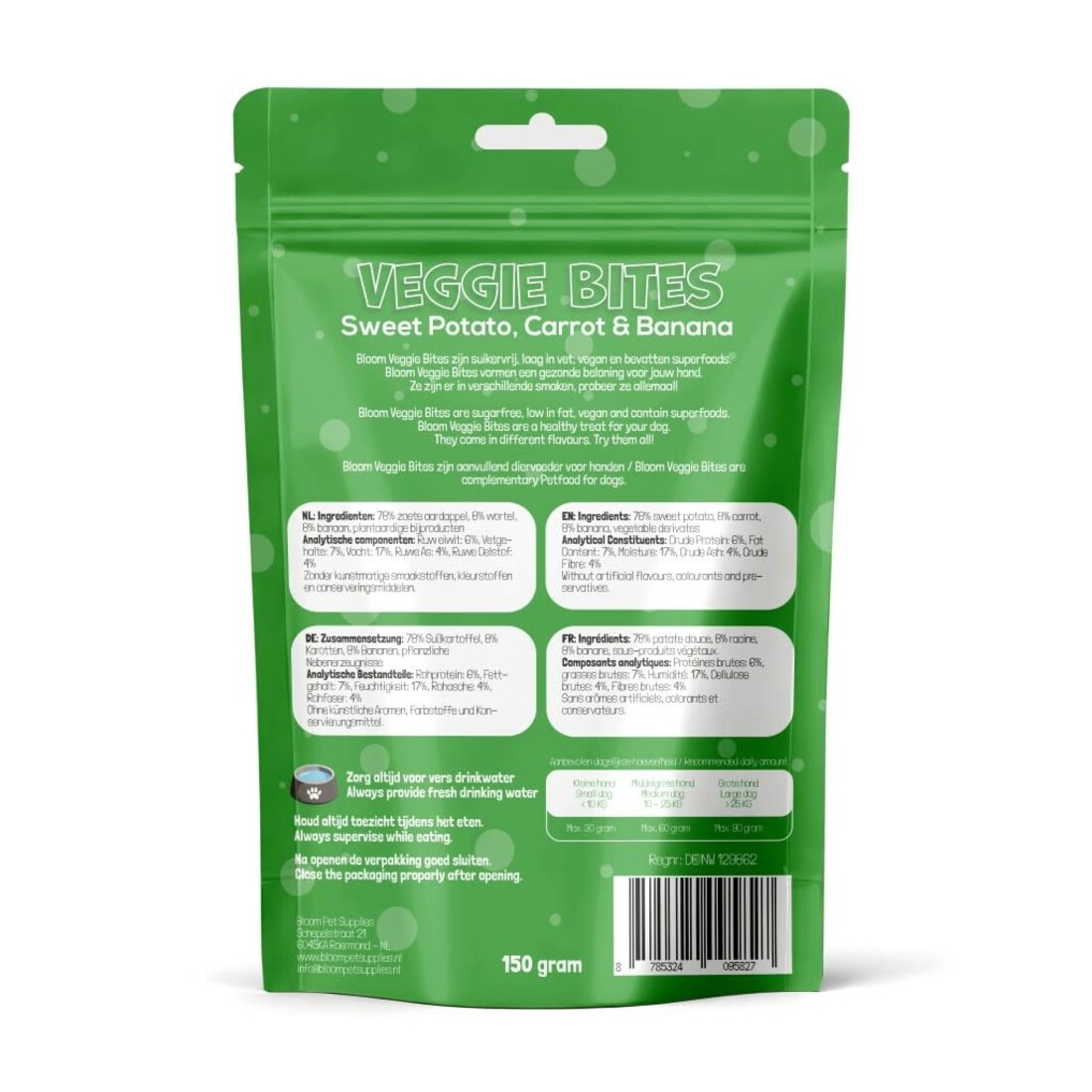 Bloom Veggie Bites Potato, Carrot, Banana