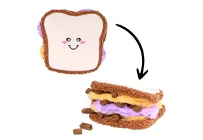 ZippyPaws Snufflerz PB&J Sandwich