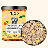 Fidelis Vers Gekookt Menu Kip met Rijst, Courgette en Mango - Compleet