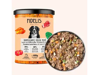 Fidelis Vers Gekookt Menu Lam met Zoete Aardappel, Appel en Boerenkool - Compleet