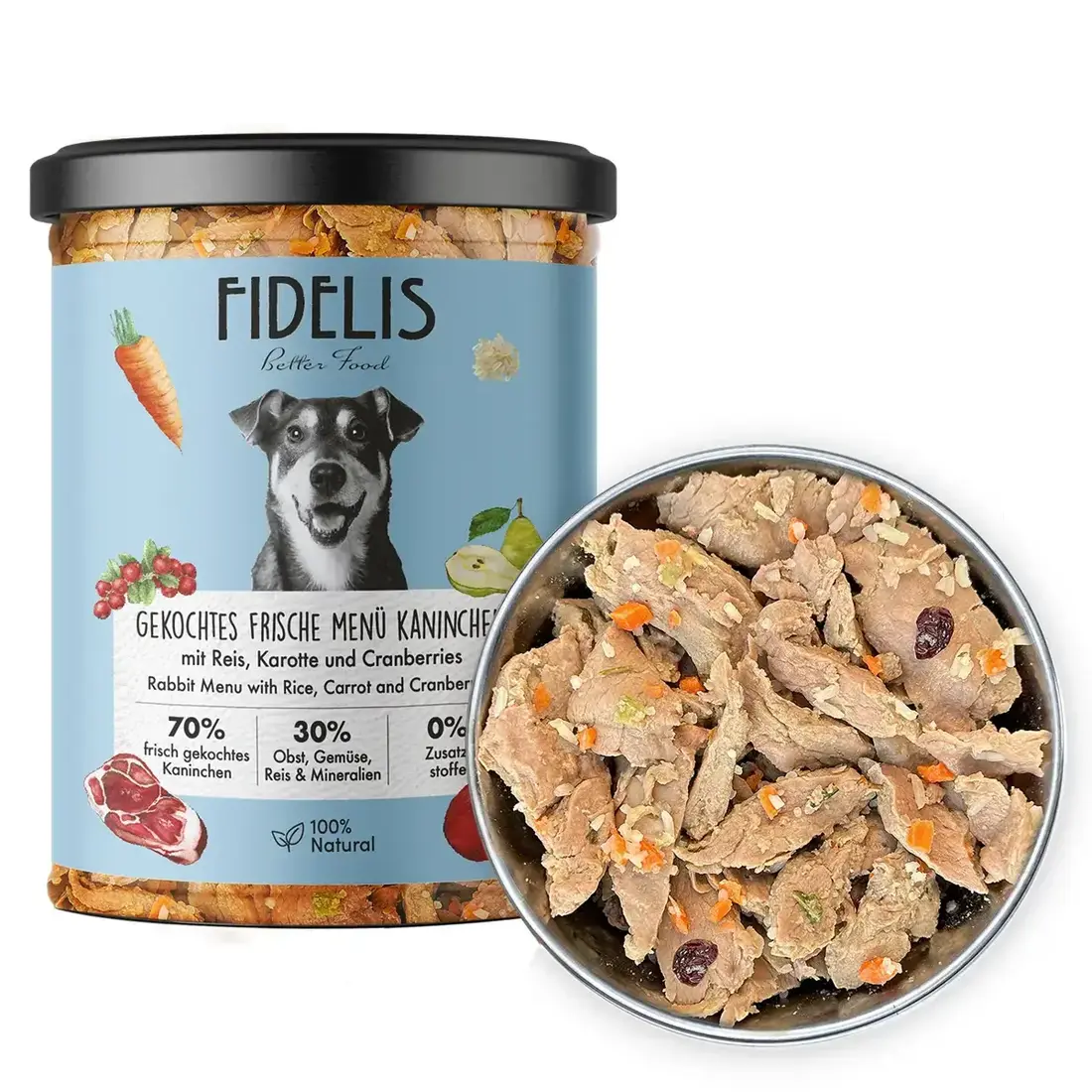 Fidelis Vers Gekookt Menu Konijn & Rijst