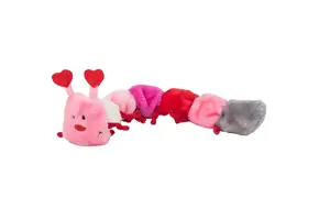 ZippyPaws Valentine’s Caterpillar Large