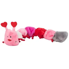 ZippyPaws Valentine’s Caterpillar Large