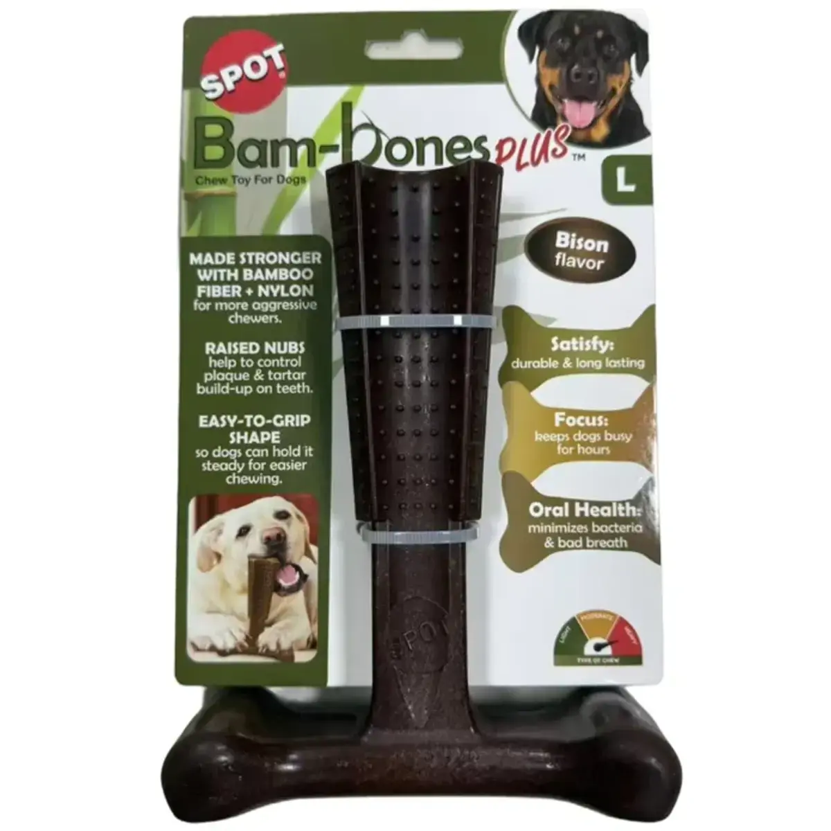 Spot Bam-Bones Bones Plus – Easy Grip - Bison