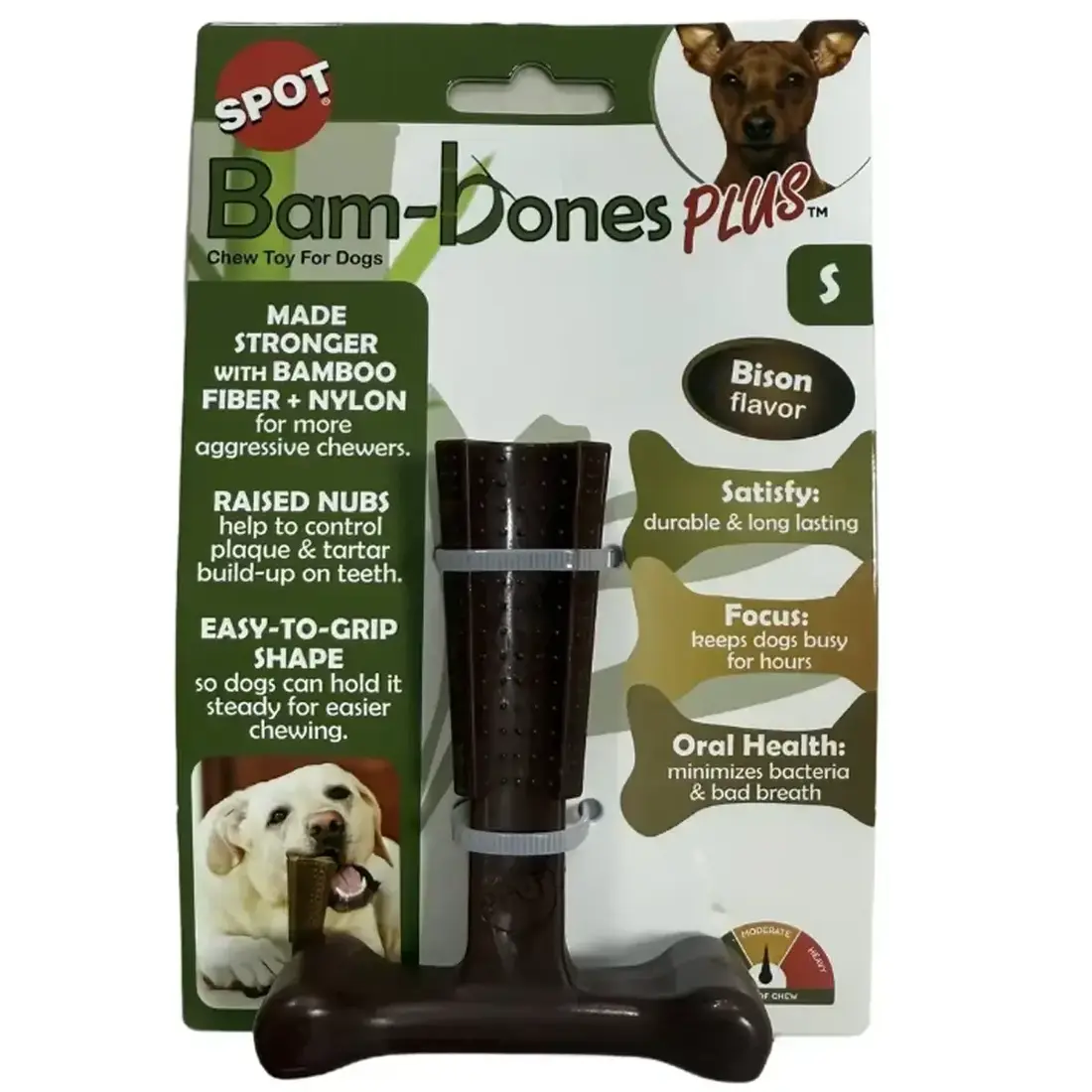 Spot Bam-Bones Bones Plus – Easy Grip - Bison