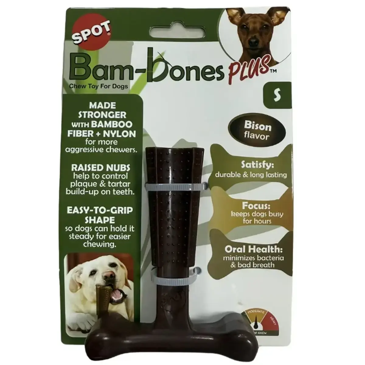 Spot Bam-Bones Bones Plus – Easy Grip - Bison