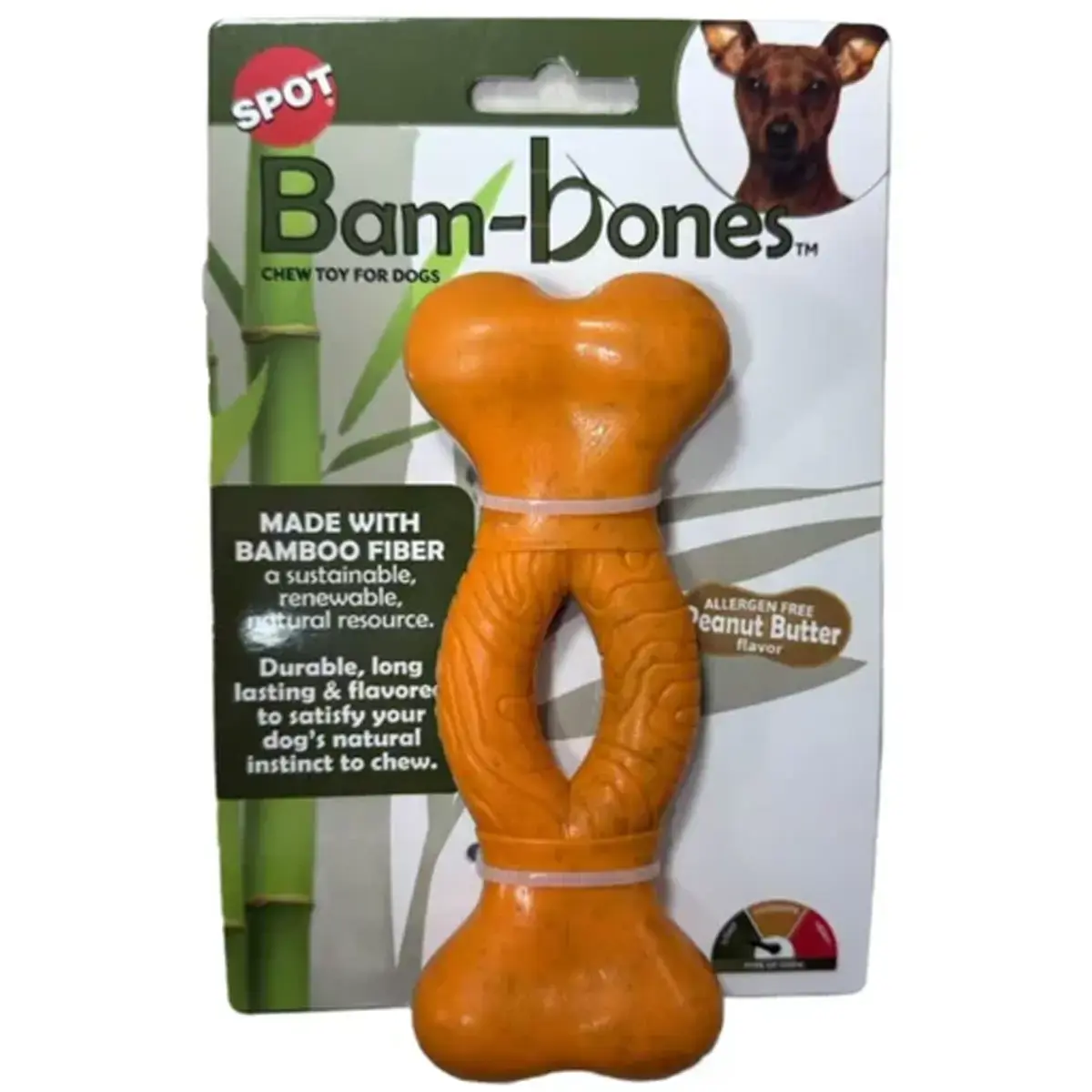 Spot Bam-Bones – Curvy Bone – Peanut Butter
