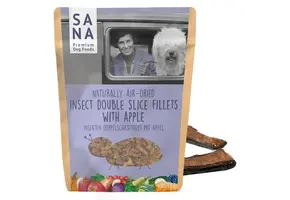 Sanadog Dubbellaags Insectenfilet met Appel