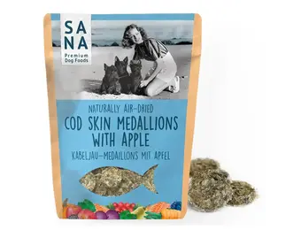 Sanadog Kabeljauwmedaillons met Appel