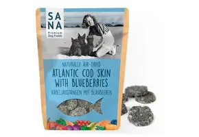 Sanadog Kabeljauwmedaillons met Bosbessen