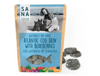 Sanadog Kabeljauwmedaillons met Bosbessen