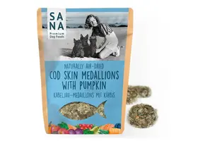 Sanadog Kabeljauwmedaillons met Pompoen