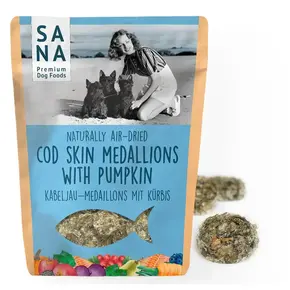 Sanadog Kabeljauwmedaillons met Pompoen