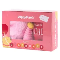 ZippyPaws Pup Birthday Box Pink