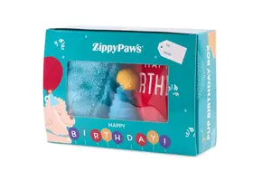 ZippyPaws Pup Birthday Box Blue