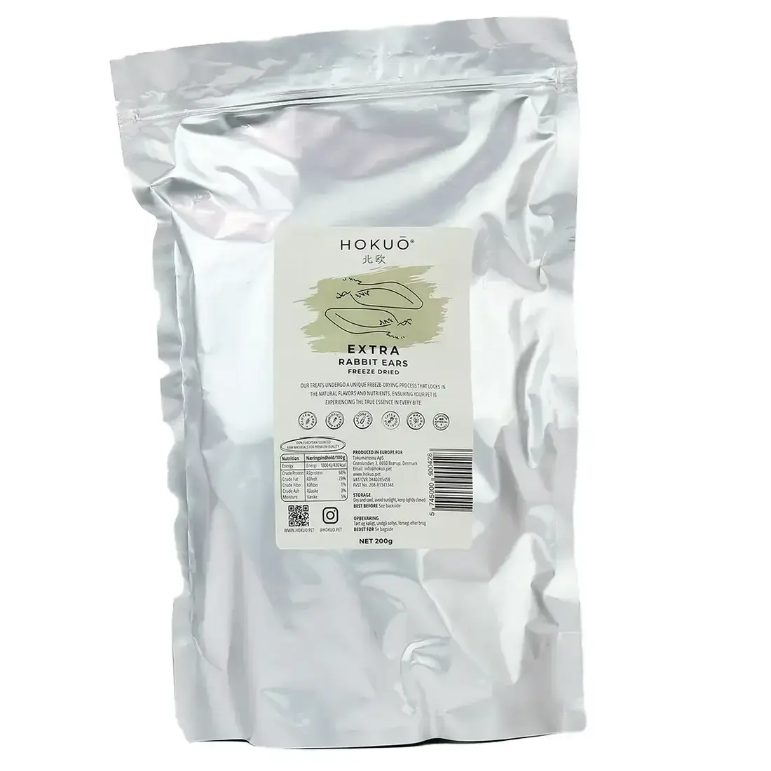 Hokuō® Extra Konijnenoren met Haar