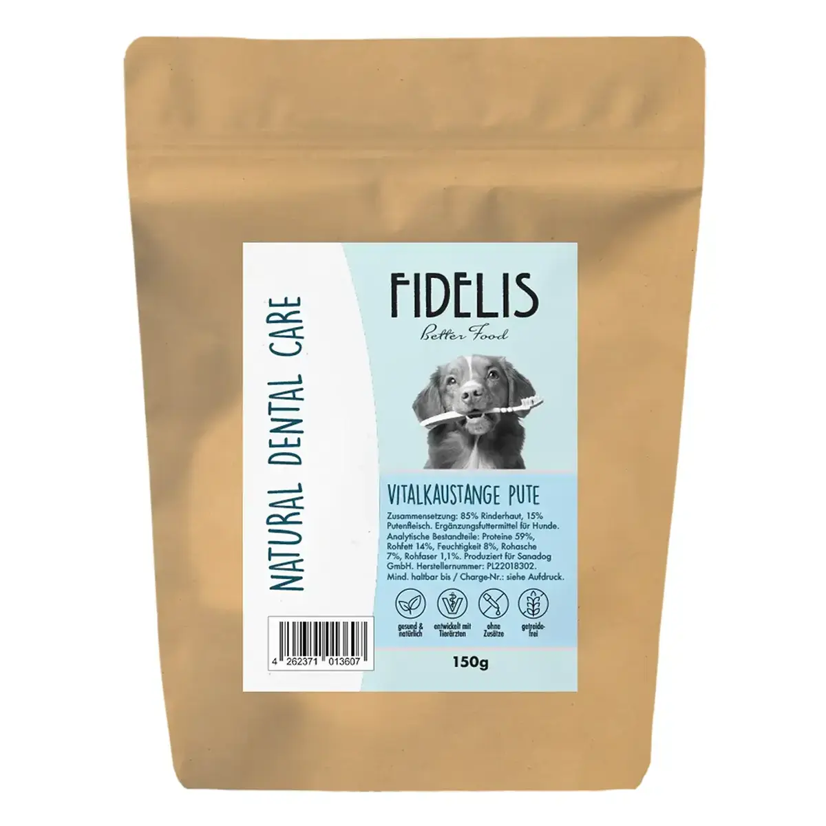 Fidelis Dental Care Kauwsticks Kalkoen