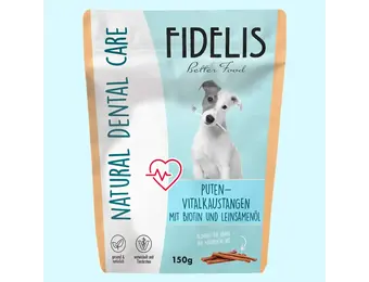 Fidelis Dental Care Kauwsticks Kalkoen met Biotine en Lijnzaadolie