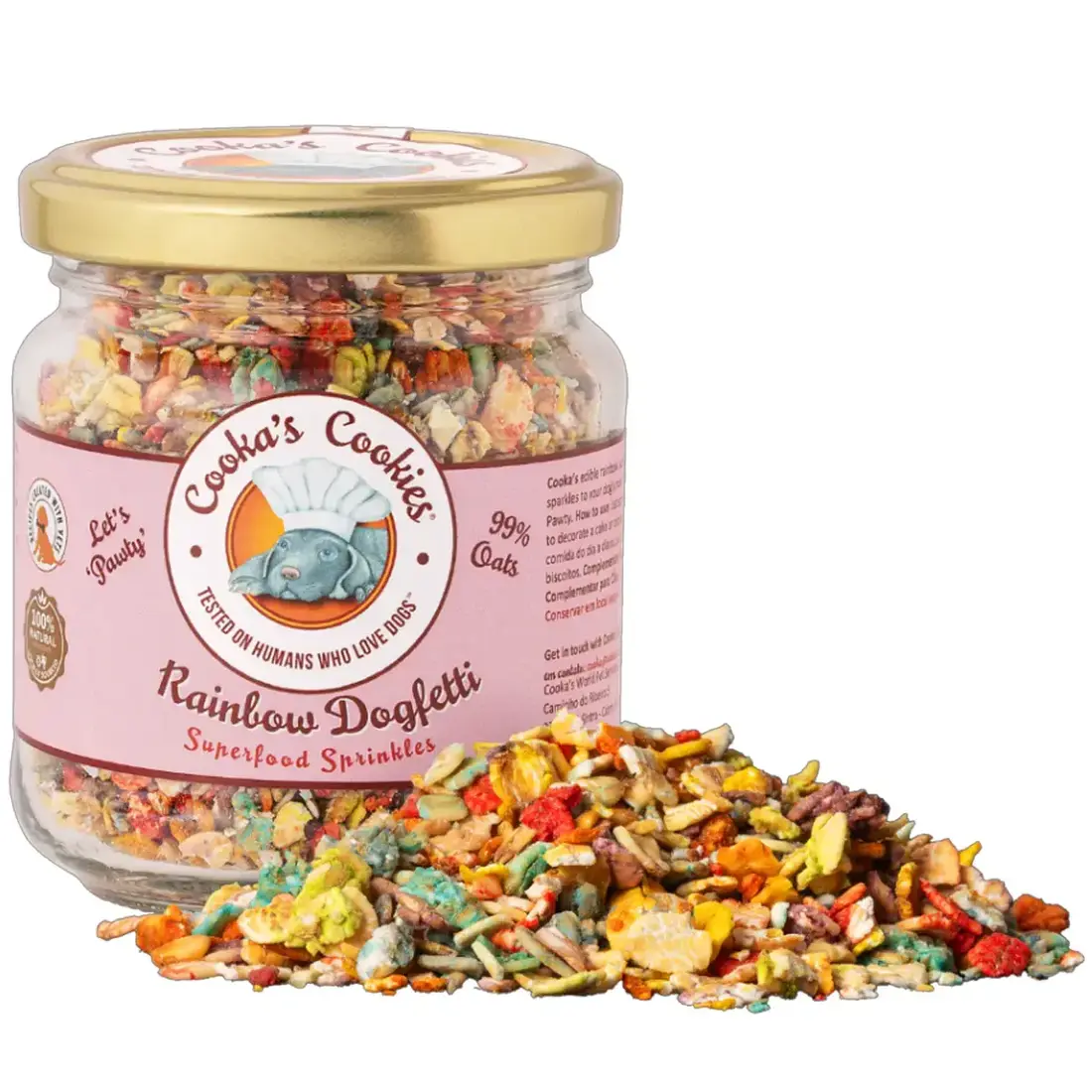 Cooka’s Cookies Rainbow Dogfetti