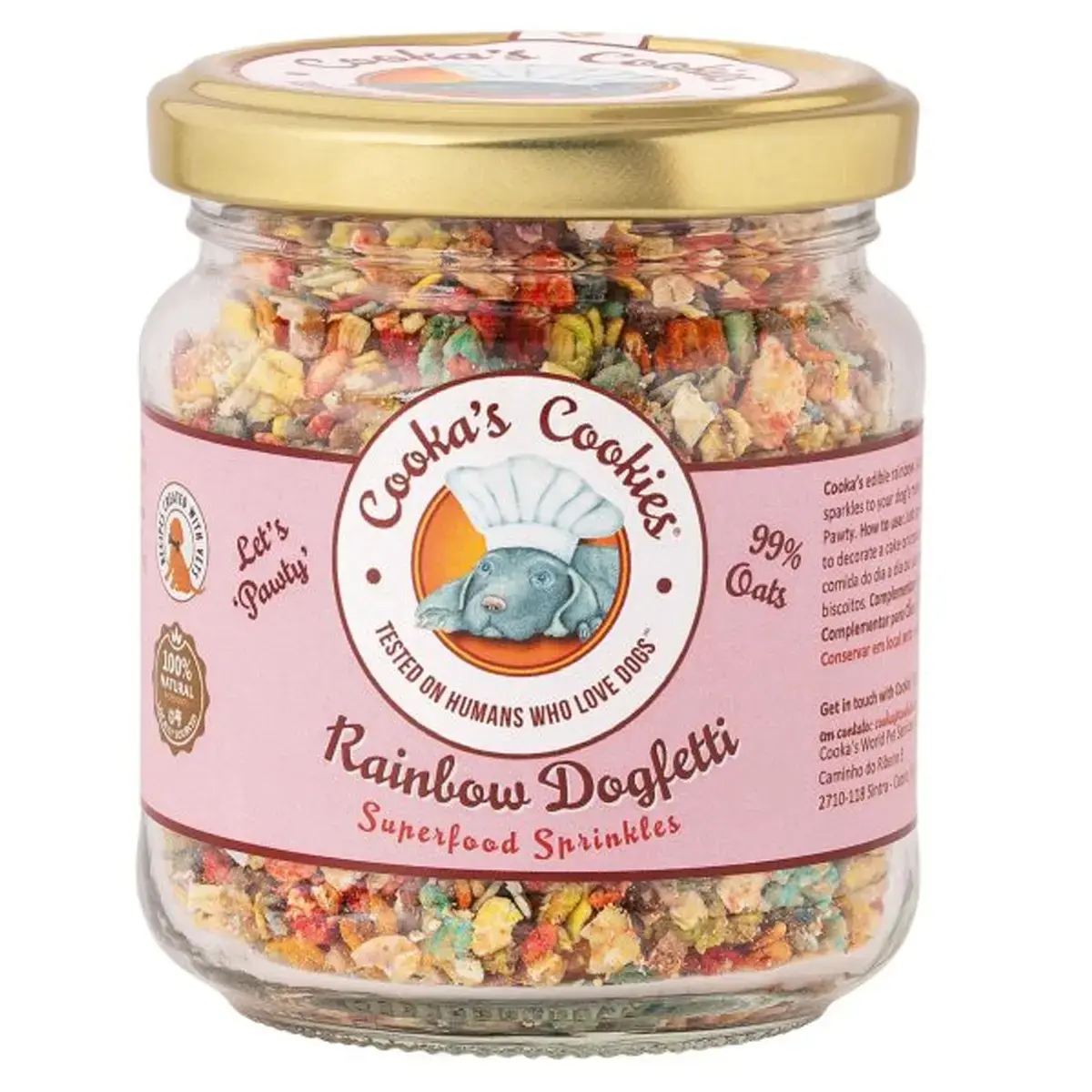 Cooka’s Cookies Rainbow Dogfetti