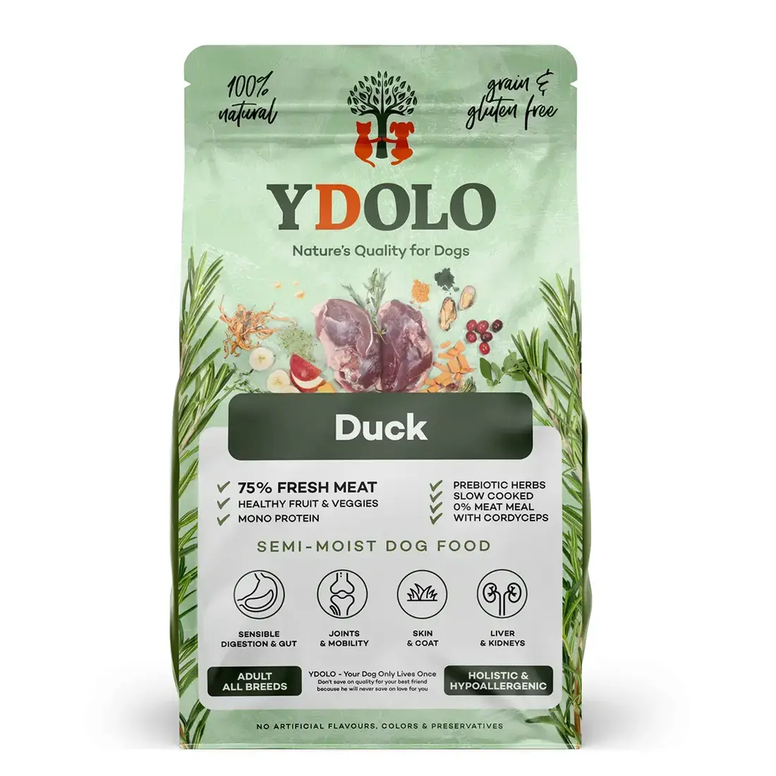 Ydolo Healthy & Pure Semi-Moist Duck