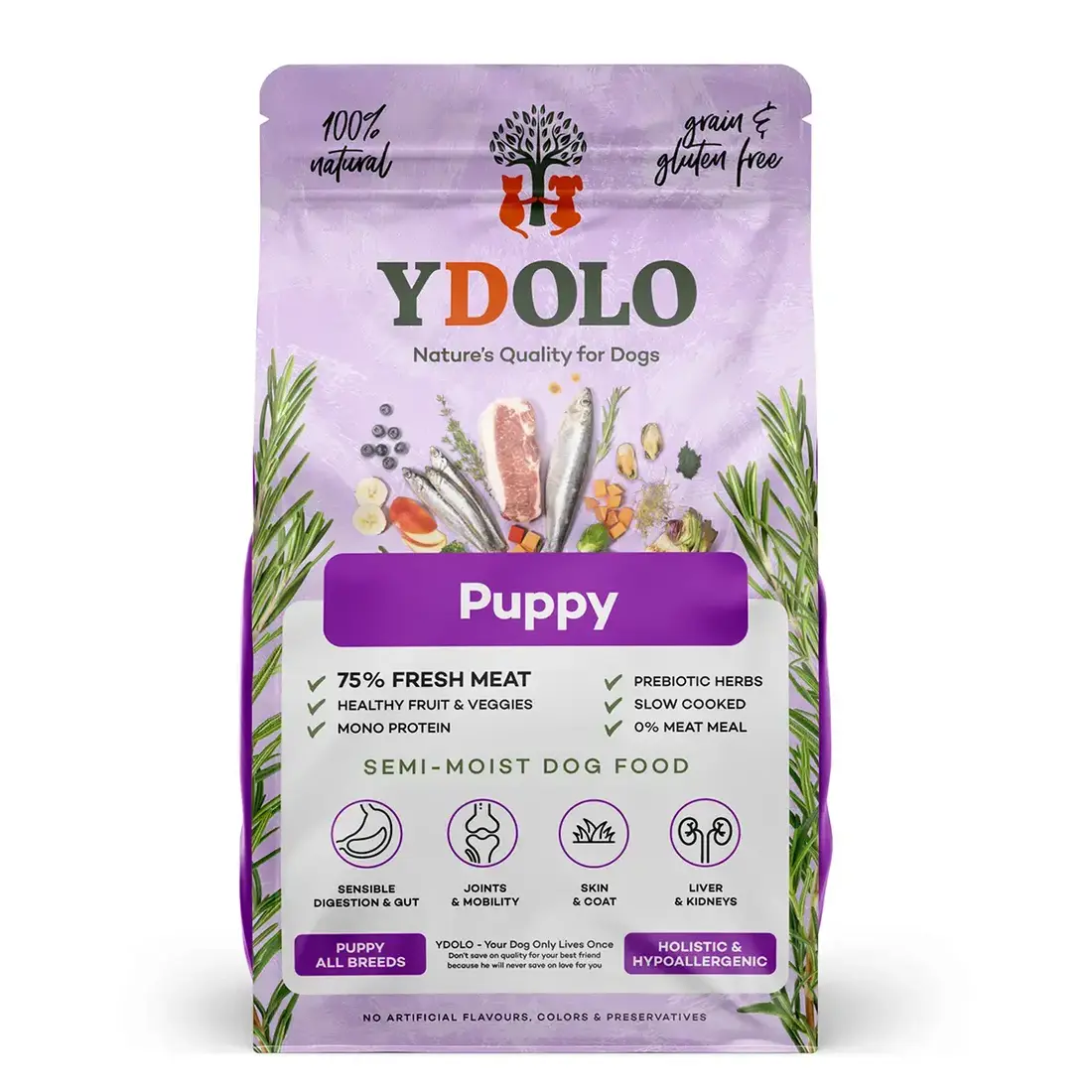 Ydolo Healthy & Pure Semi-Moist Puppy