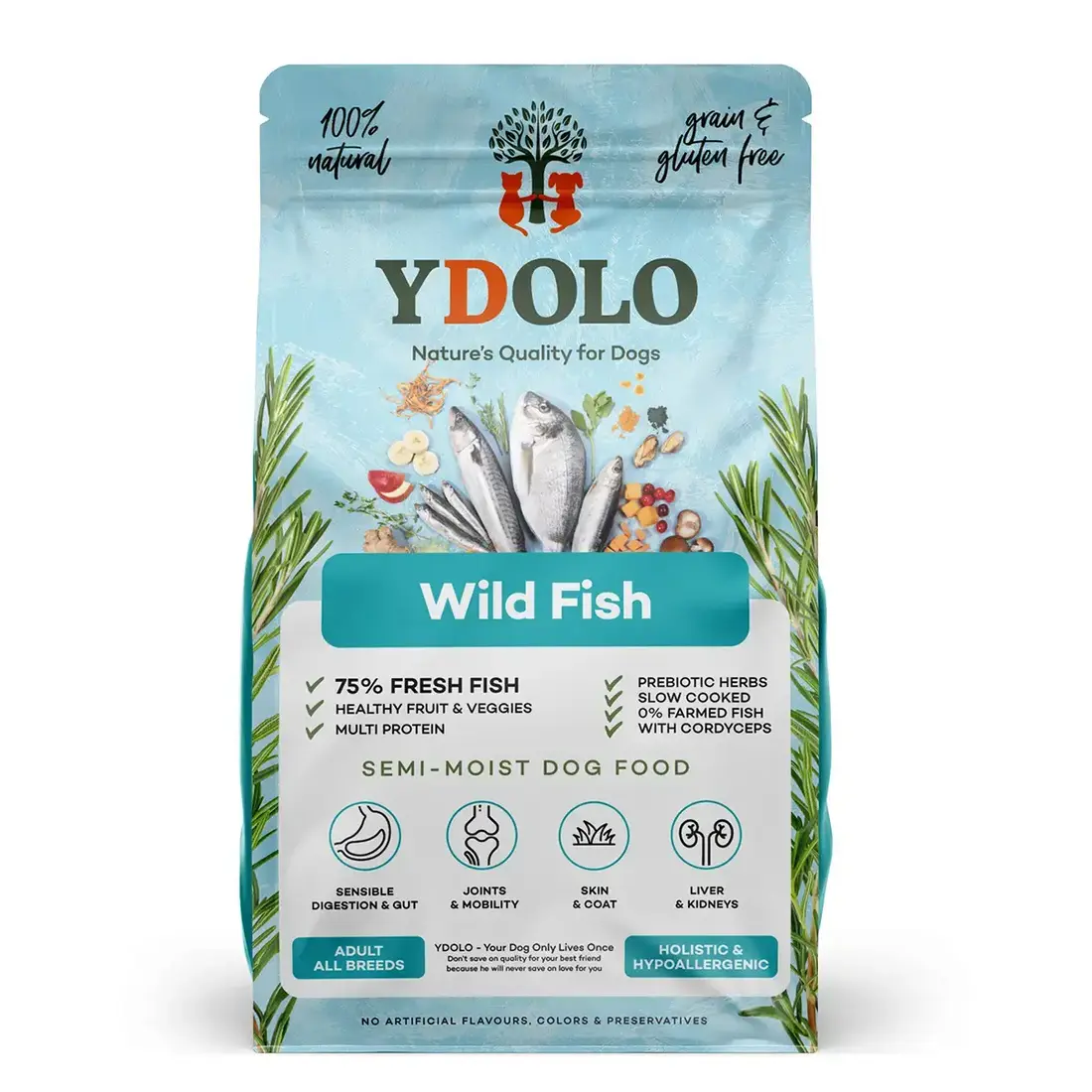 Ydolo Healthy & Pure Semi-Moist Wild Fish