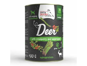 Syta Micha Wet Dog Food Deer with Cranberry and Asparagus