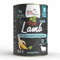 Syta Micha Wet Food for Puppies Lamb with Black Carrot and Banana