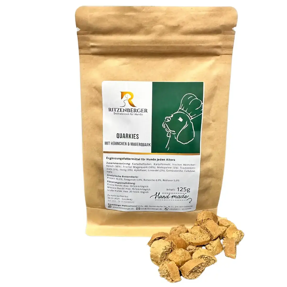 Ritzenberger Koekjes met Kip en Kwark