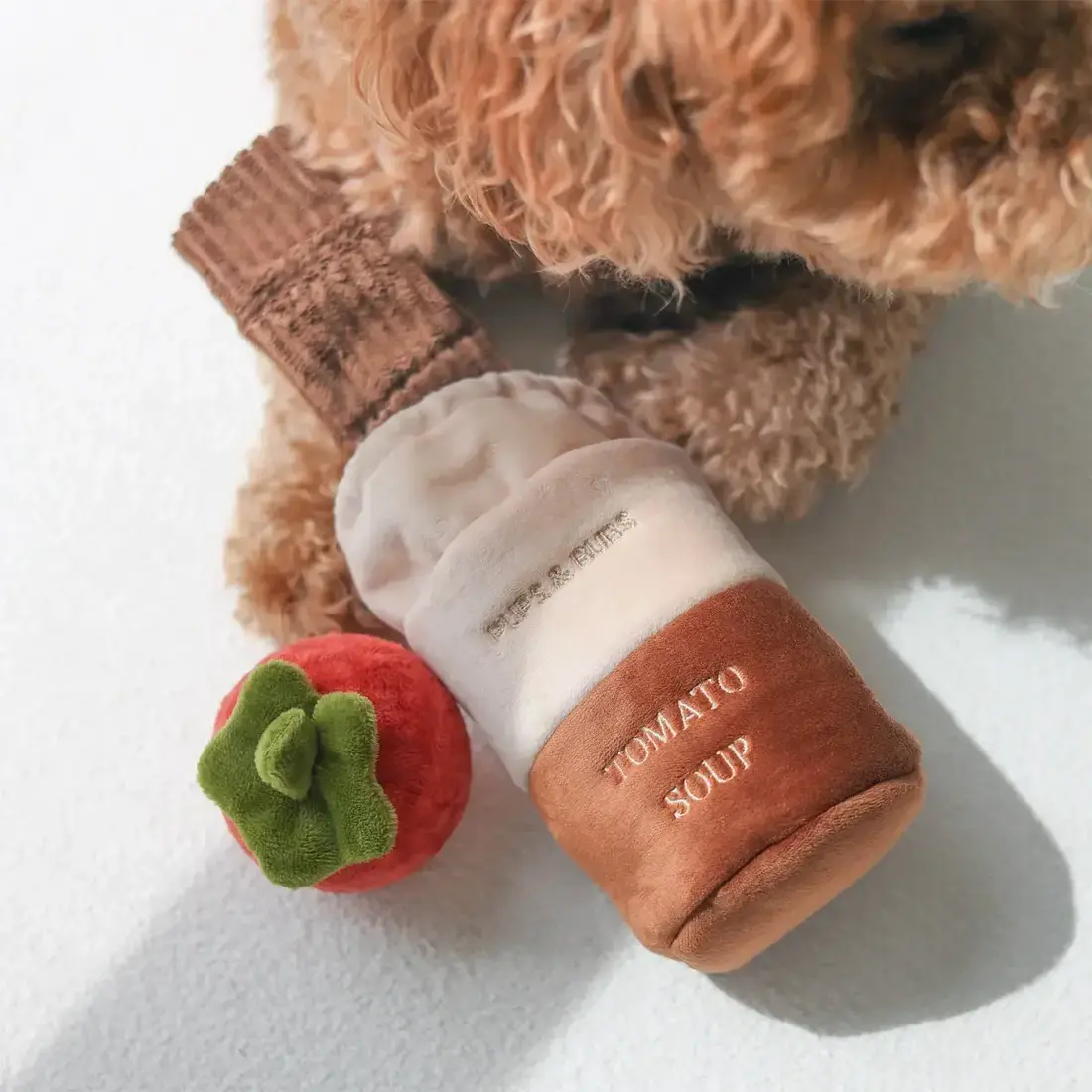 Pups & Bubs Tomato Soup Nosework Toy