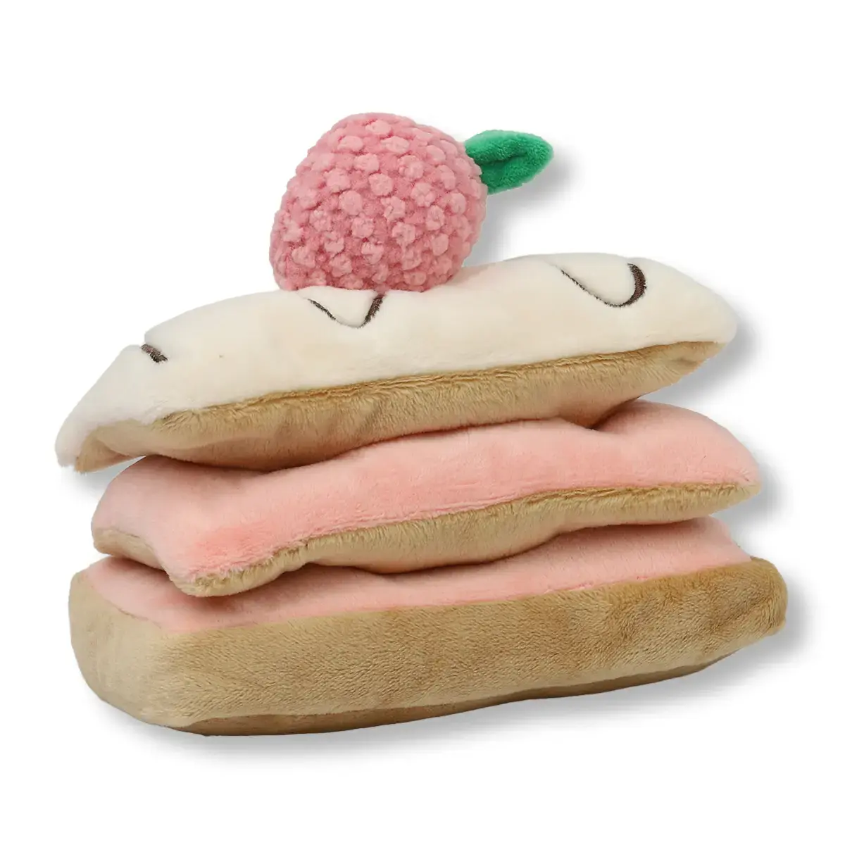 Pups & Bubs Strawberry Mille-Feuille Nosework Toy