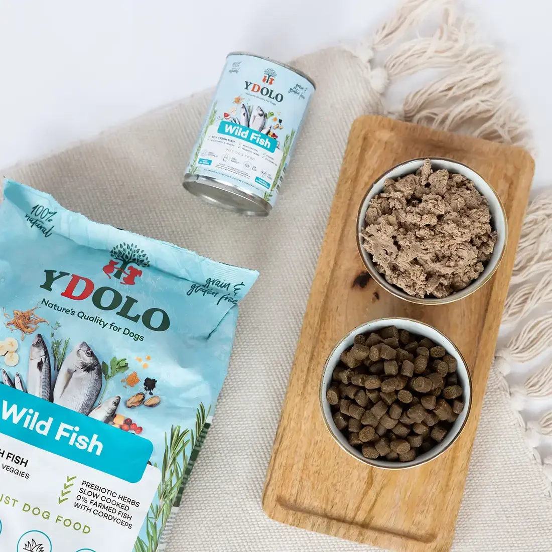 Ydolo Healthy & Pure Wild Fish - Natvoer