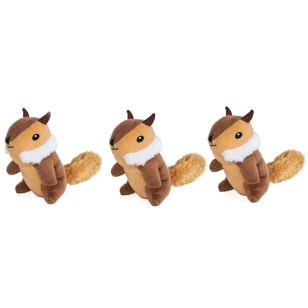 ZippyPaws Burrow Log with Chipmunks