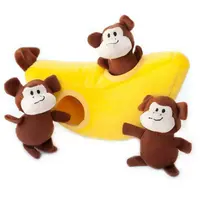 ZippyPaws Burrow Monkey ‘n Banana