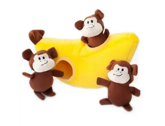 ZippyPaws Burrow Monkey ‘n Banana
