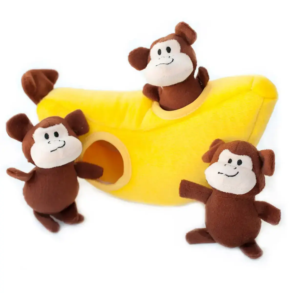ZippyPaws Burrow Monkey ‘n Banana
