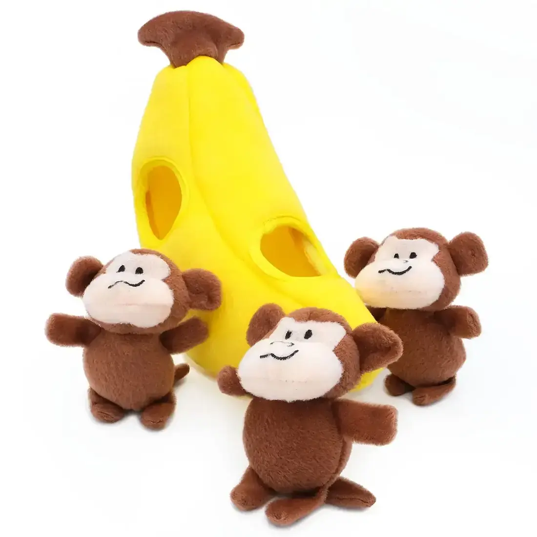 ZippyPaws Burrow Monkey ‘n Banana
