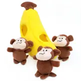 ZippyPaws Burrow Monkey ‘n Banana