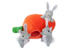 ZippyPaws Burrow Bunny ’n Carrot